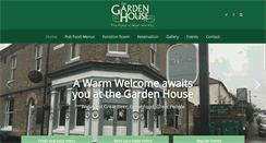Desktop Screenshot of gardenhousepub.co.uk