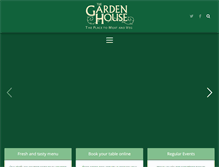 Tablet Screenshot of gardenhousepub.co.uk
